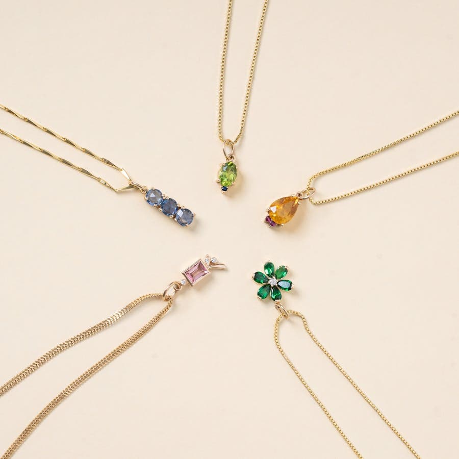 Initial Charm Pendant